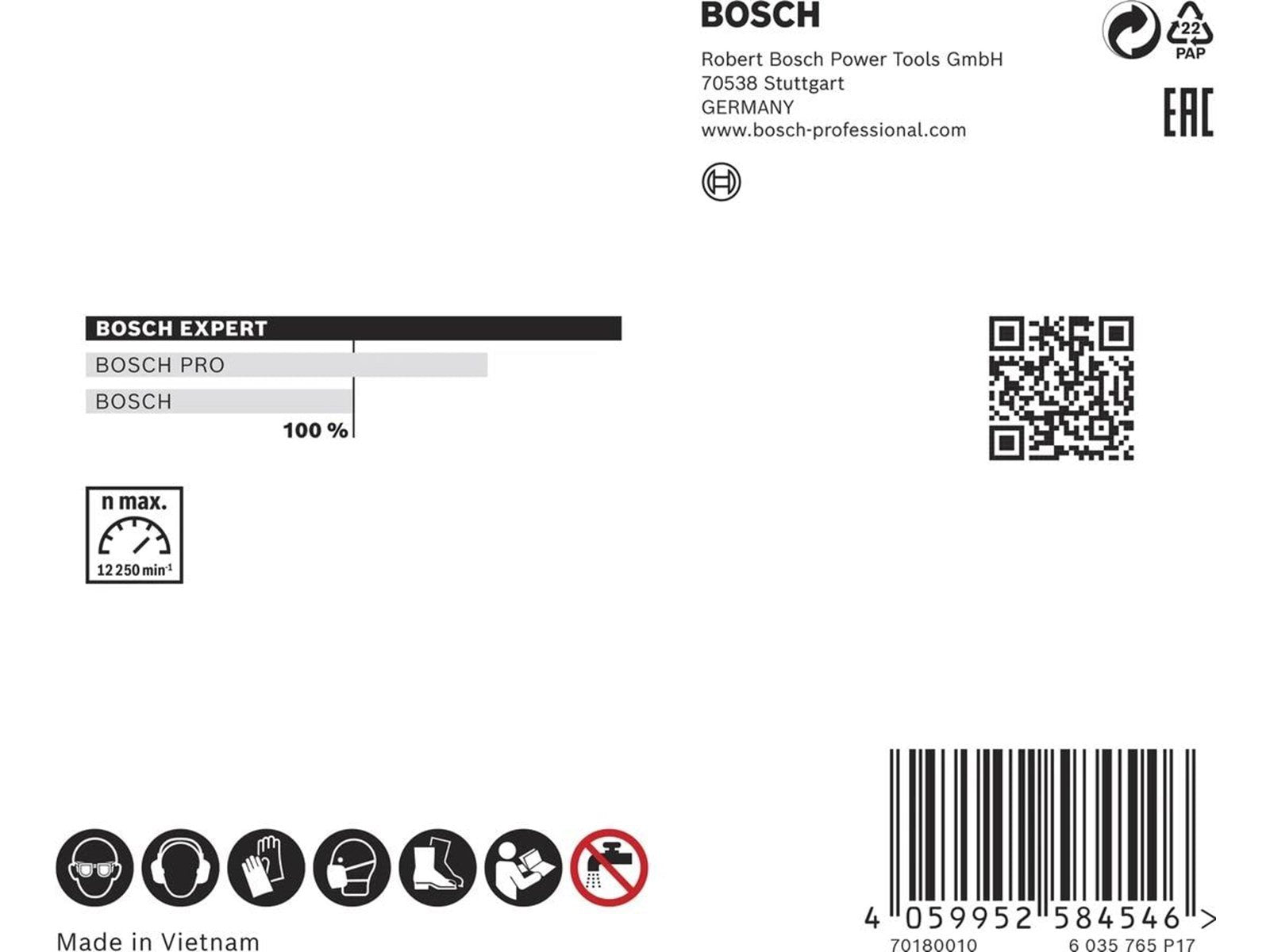 Bosch EXPERT DIAMOND PIPE CUT WHEEL FOR SMALL ANGLE GRINDERS