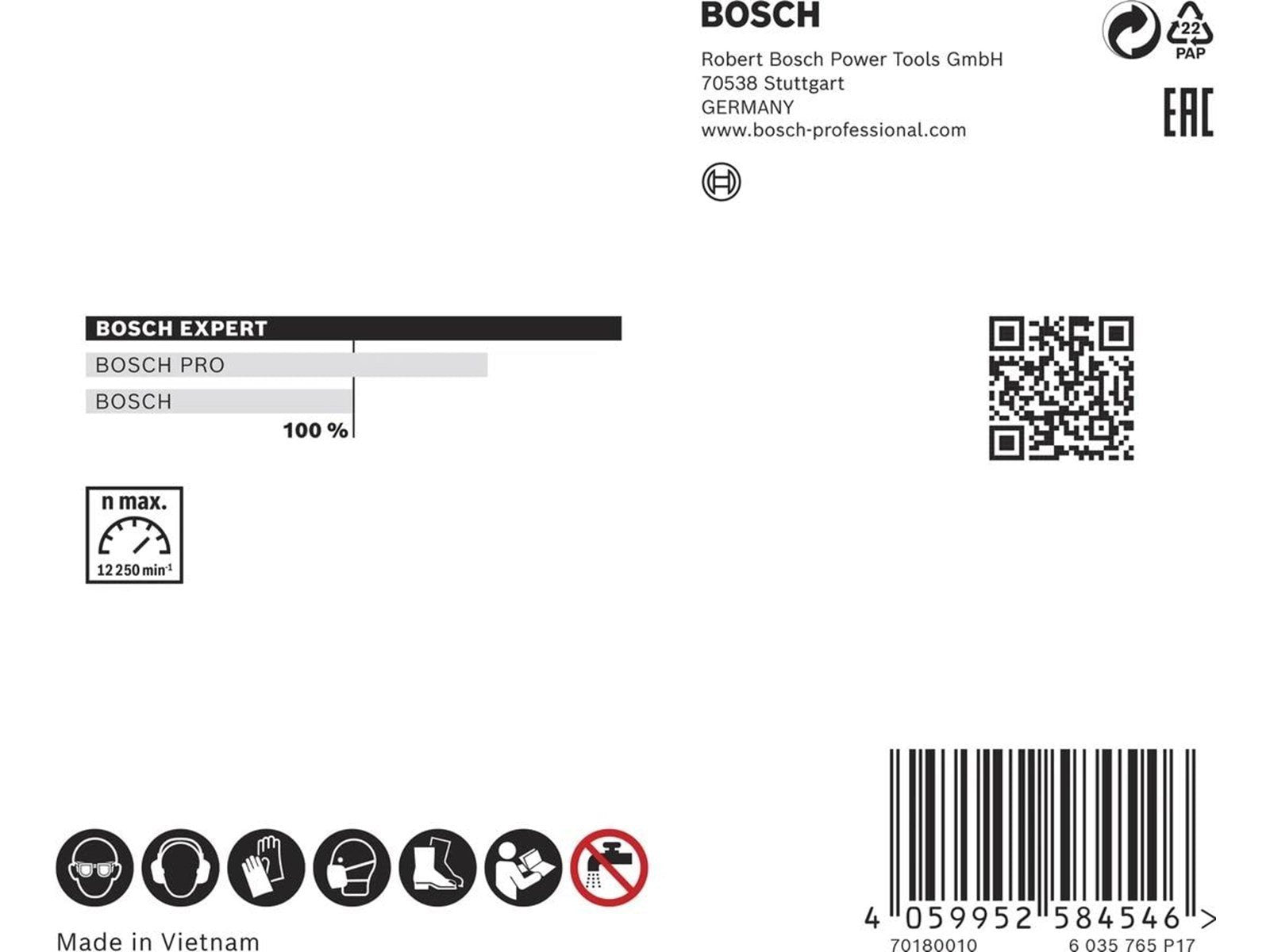 Bosch EXPERT DIAMOND PIPE CUT WHEEL FOR SMALL ANGLE GRINDERS
