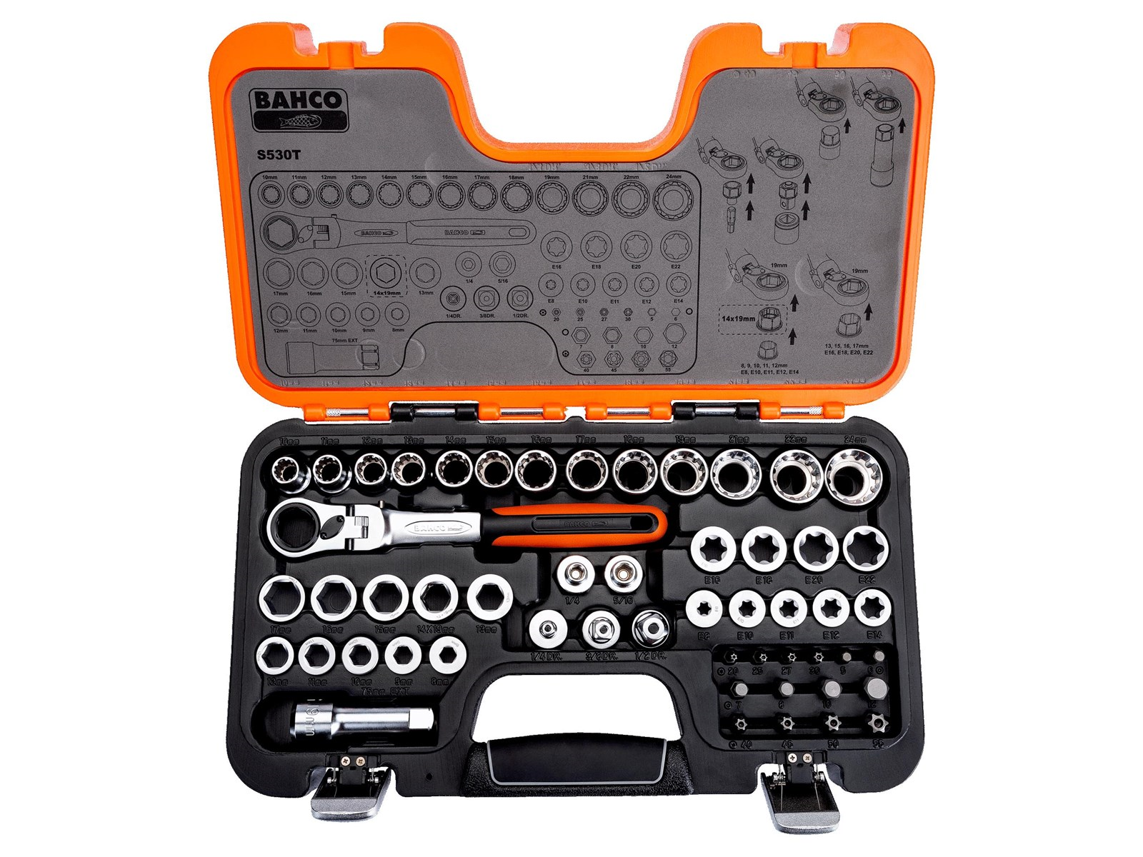 BAHCO S530T Socket Wrench Set