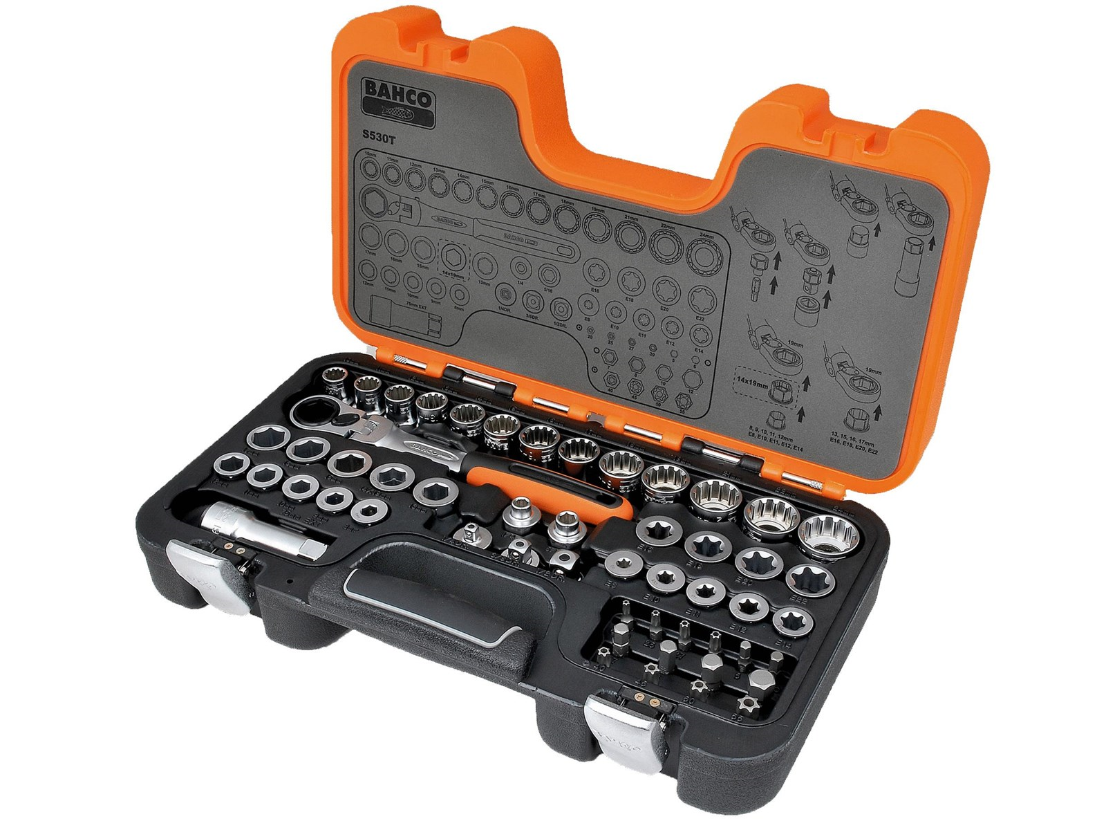 BAHCO S530T Socket Wrench Set