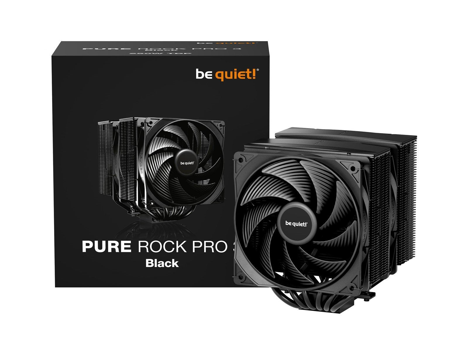 be quiet! PURE ROCK PRO 3 Black - CPU-Luftkühler - Max 35 dBA