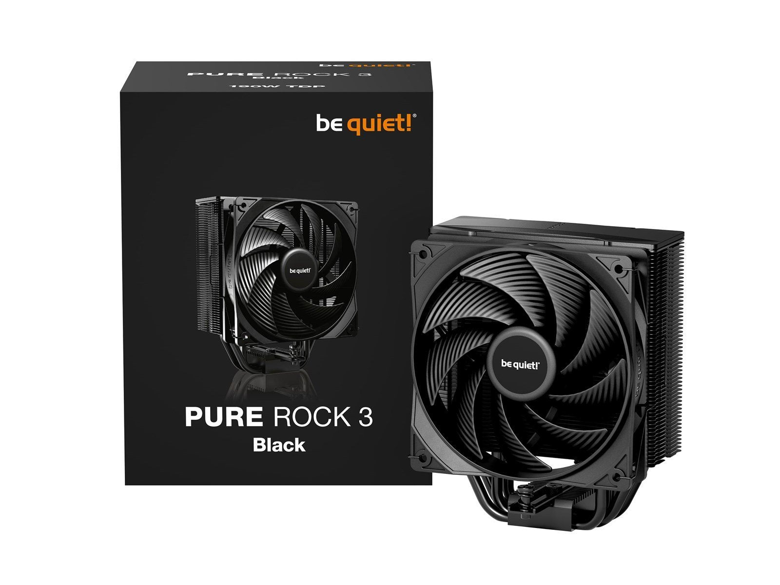 be quiet! PURE ROCK 3 Black - CPU-Luftkühler - Max 31 dBA