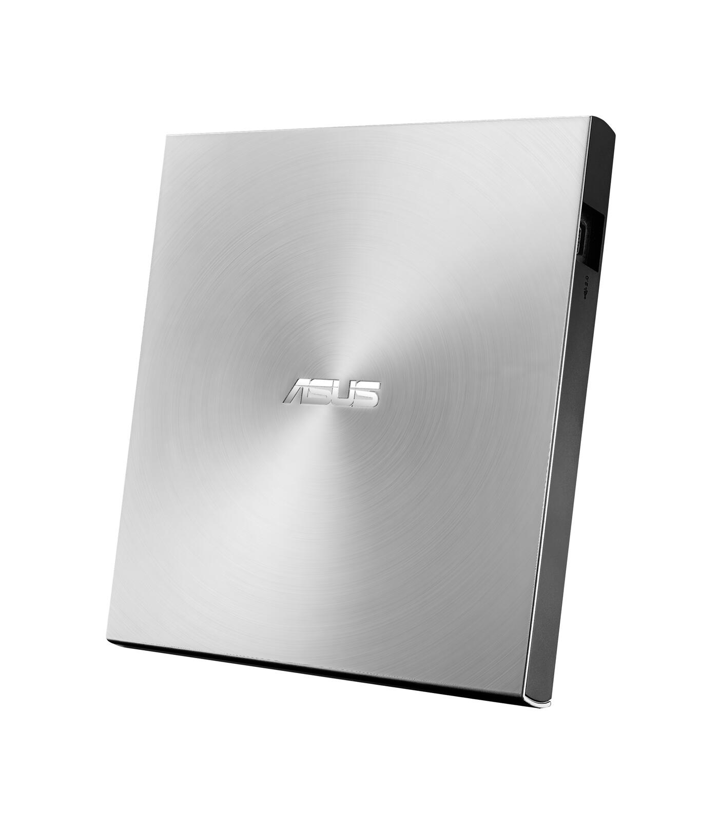 Asus ZenDrive U9M USB-C externer Ultra SLIM DVD Brenner Silber