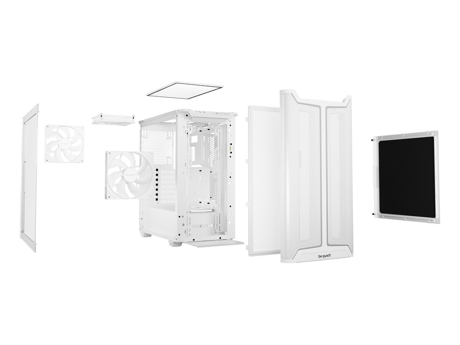 be quiet! PURE BASE 501 DX White - Gehäuse - Miditower - Weiß