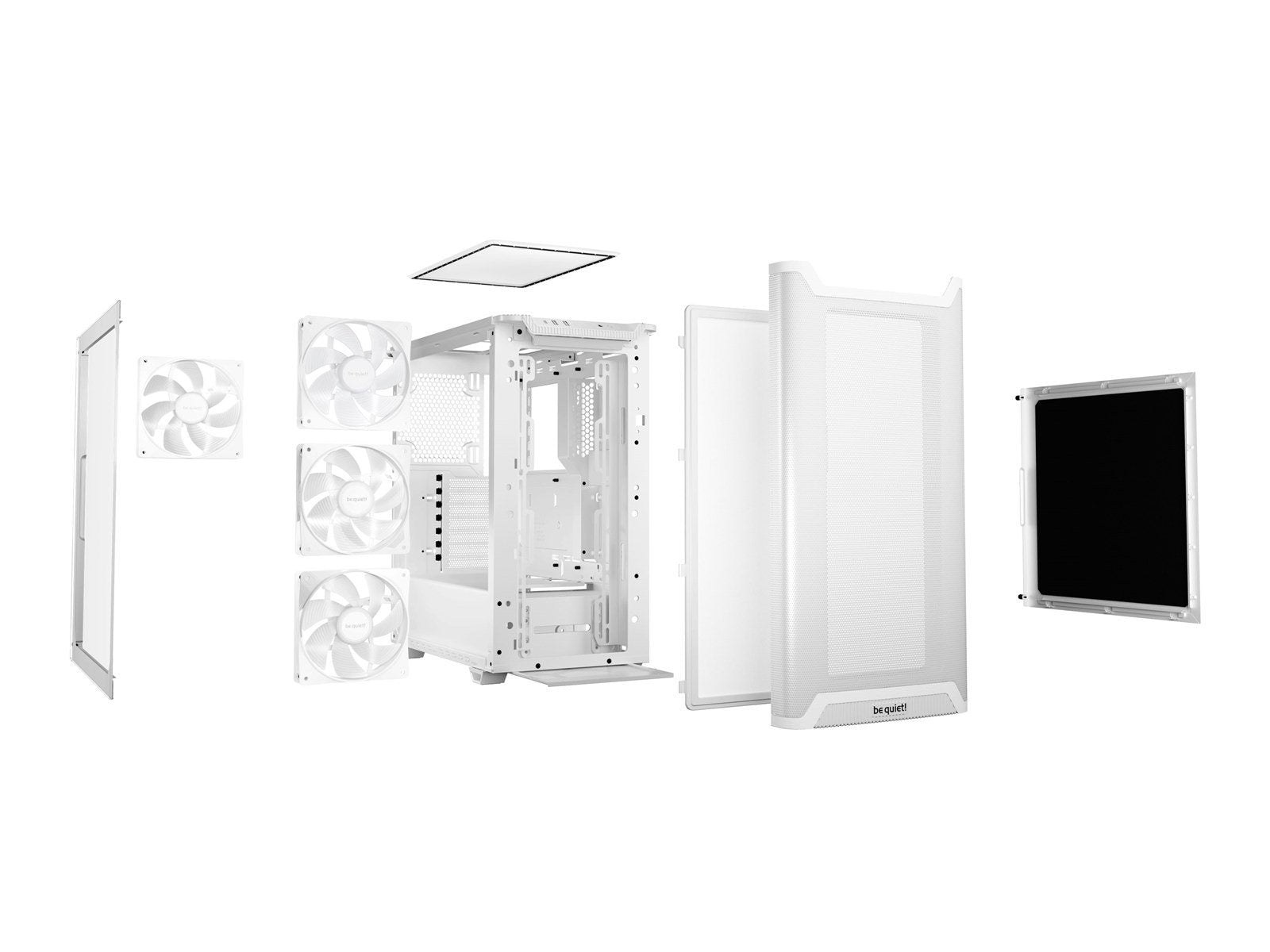 be quiet! PURE BASE 501 LX White - Gehäuse - Miditower - Weiß