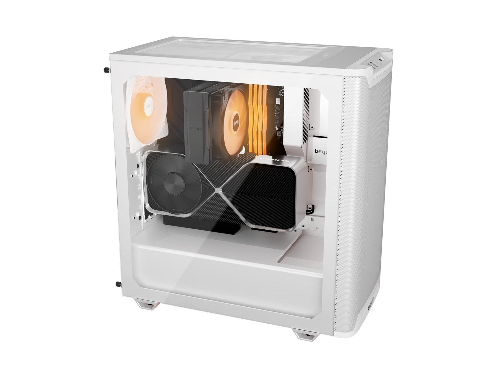 be quiet! PURE BASE 501 LX White - Gehäuse - Miditower - Weiß