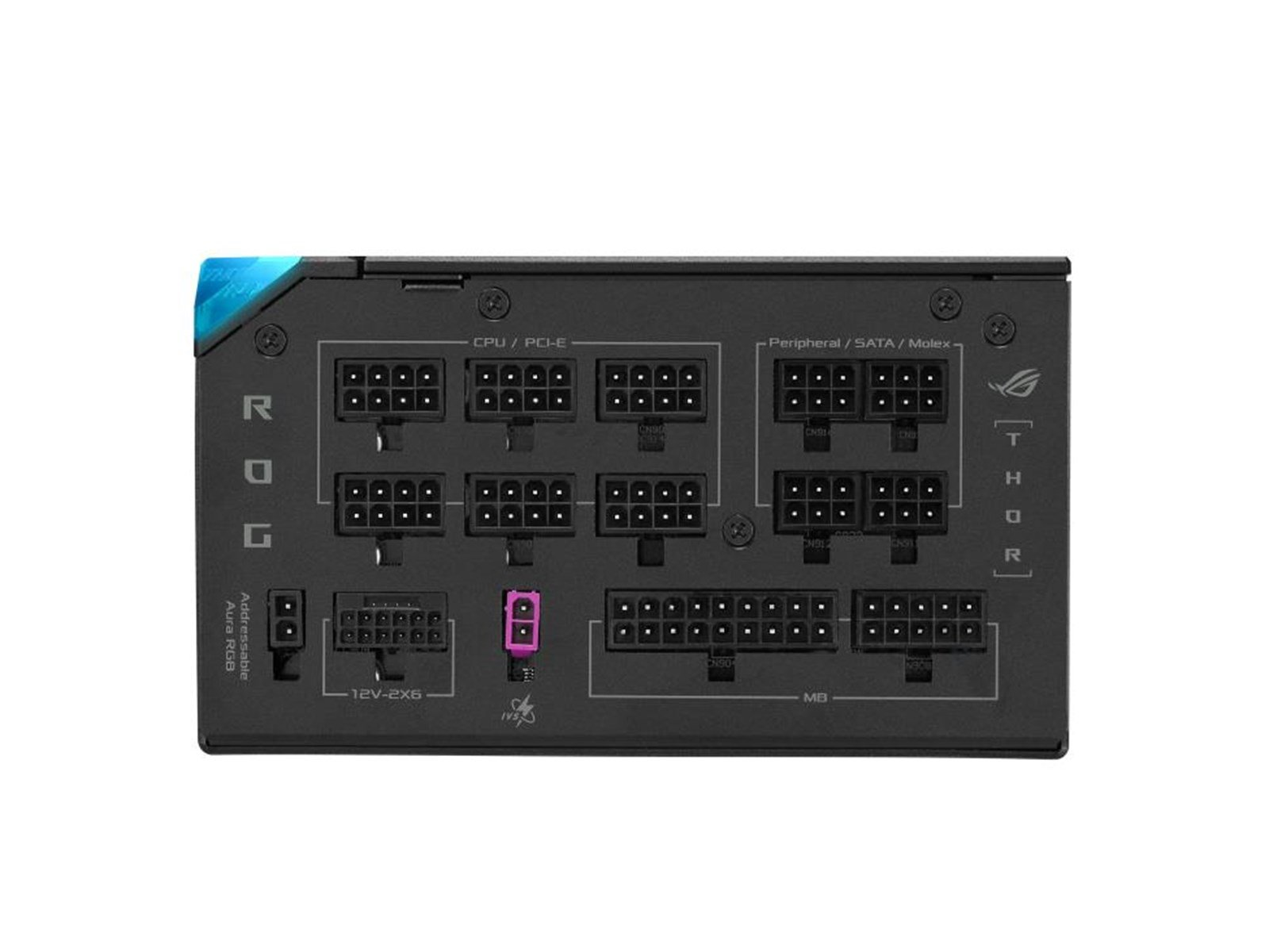 ASUS ROG Thor 1000W Platinum III Netzteile - 1000 Watt - 135 mm - ATX 3.1 - 80 Plus Platinium