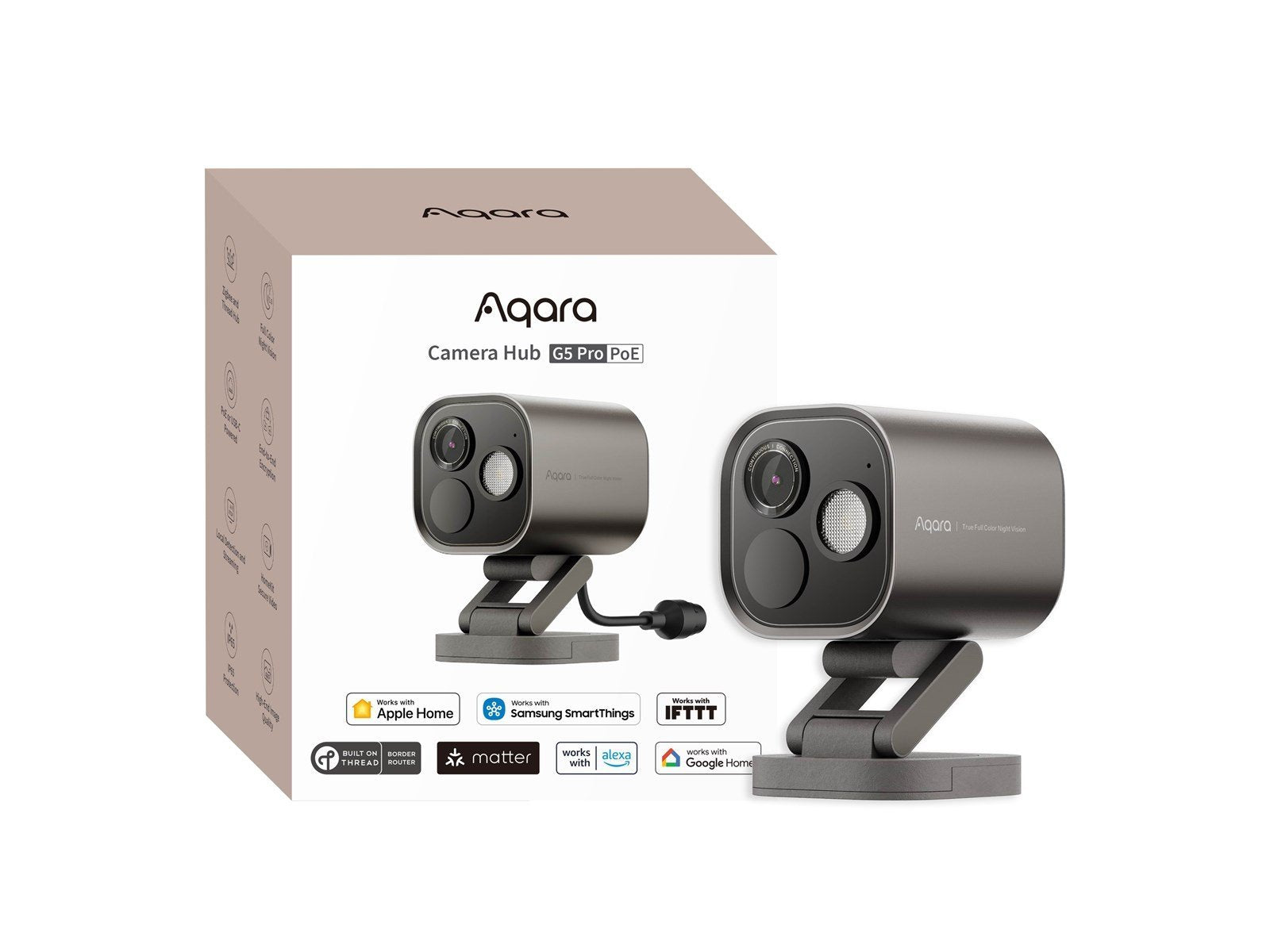 Aqara Camera Hub G5 Pro, PoE, Shadow Gray