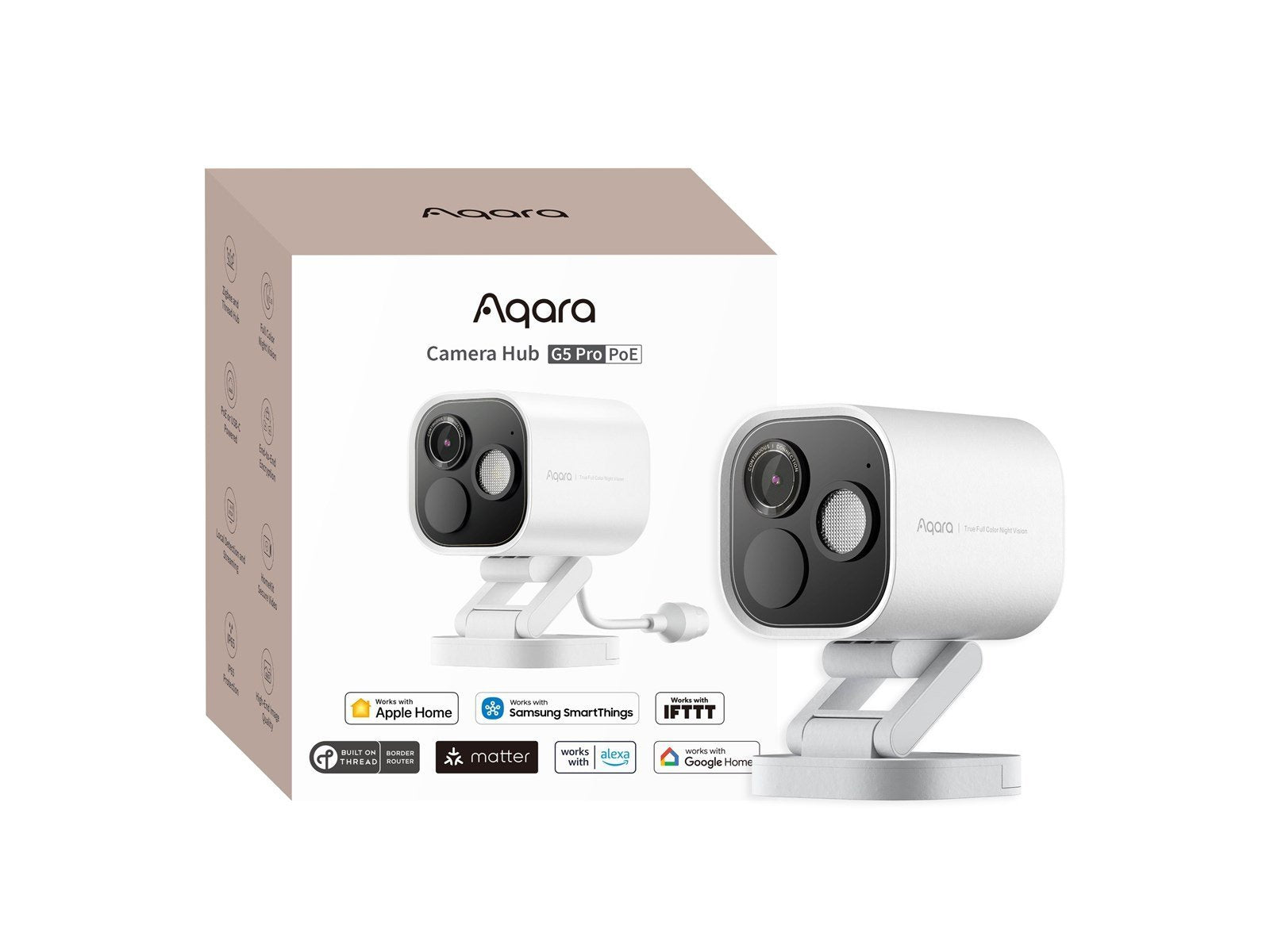 Aqara Camera Hub G5 Pro, PoE, White