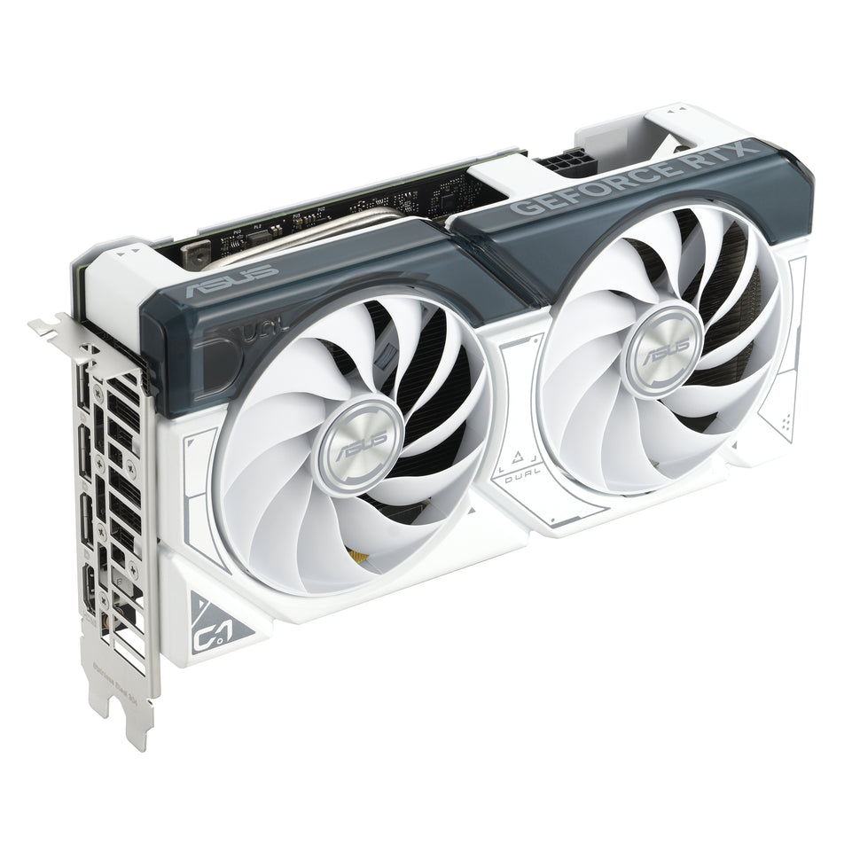 ASUS  DUAL-RTX4060TI-O8G-WHITE 8GB GDDR6 HDMI DP