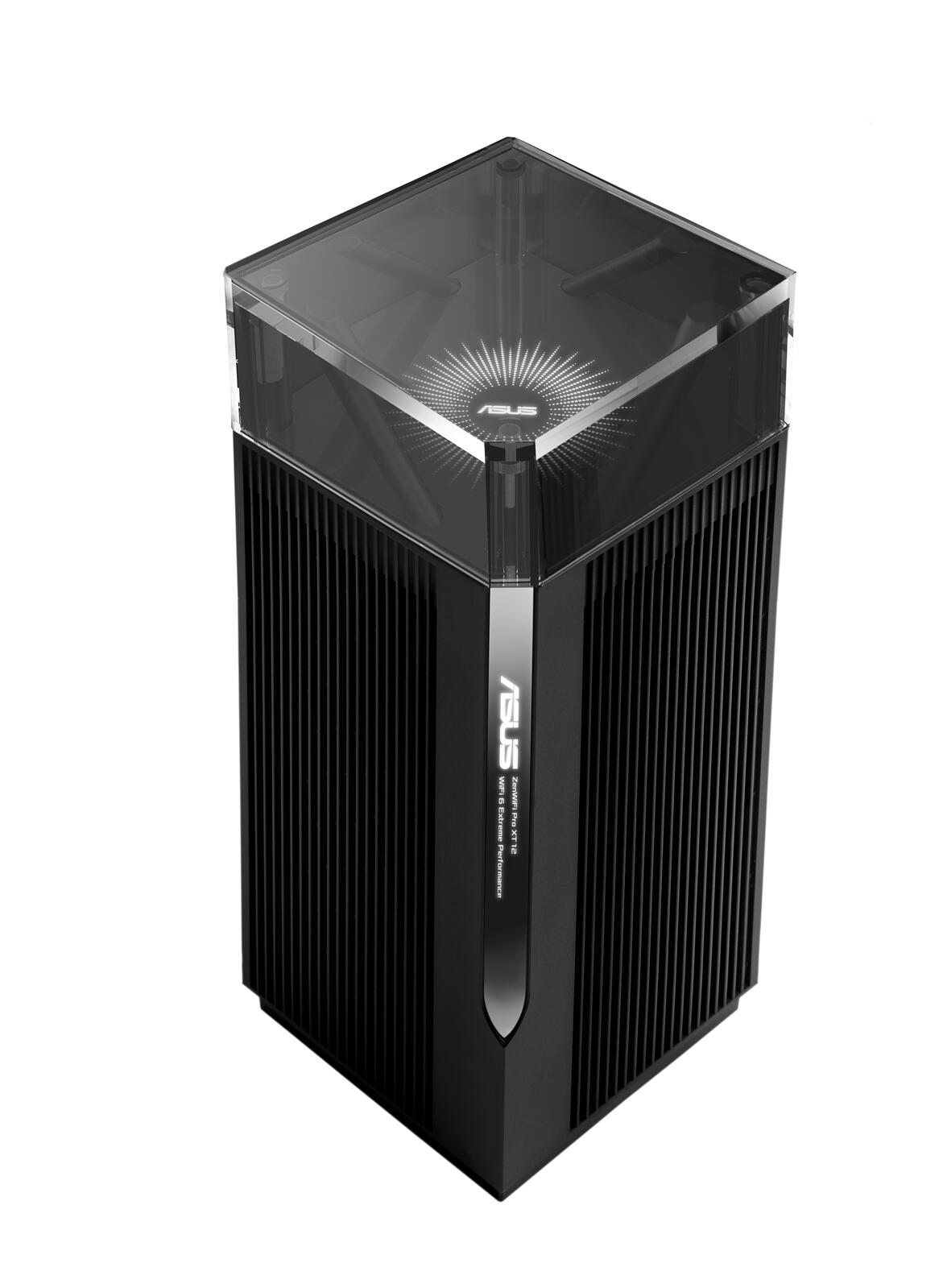 ASUS ZenWiFi Pro XT12 - 1er Set AX11000 Tri-Band WiFi 6 Mesh System kombinierbarer Router (Dual 5GHz 160MHz Band, duale