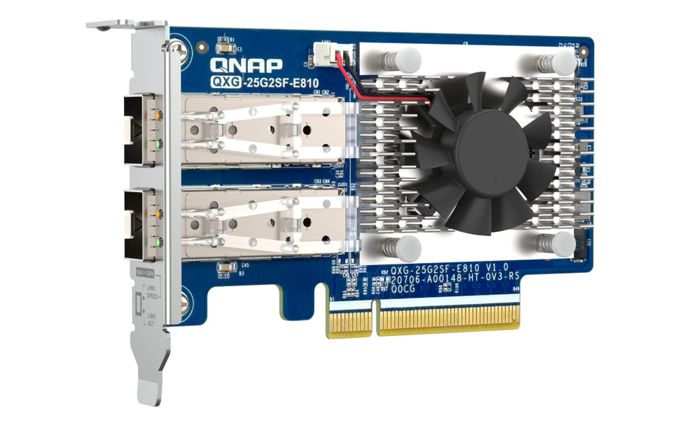 QNAP QXG-25G2SF-E810 Netzwerkadapter PCIe 25GBE SFP28