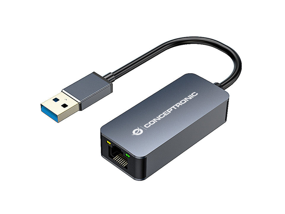 CONCEPTRONIC Adapter USB3.0-> RJ45 10/100/1000/2500    0.15m