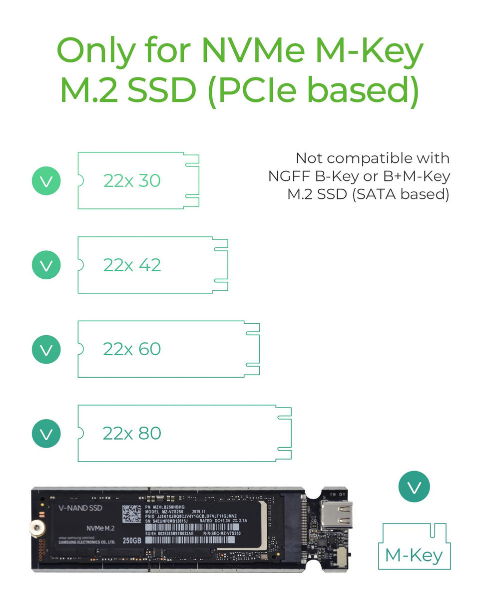 Geh. IcyBox USB 3.1 Typ-C M.2 NVMe SSD Gehдuse extern