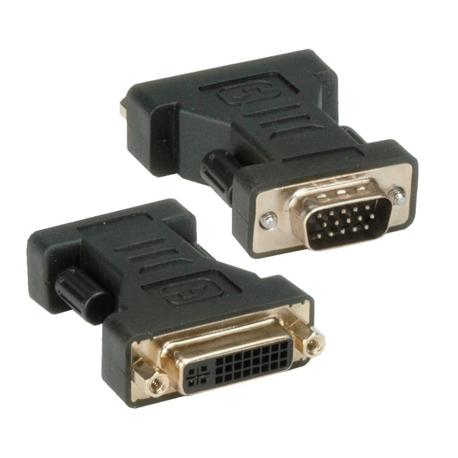 Techly DVI Adapter, VGA Stecker auf DVI Buchse