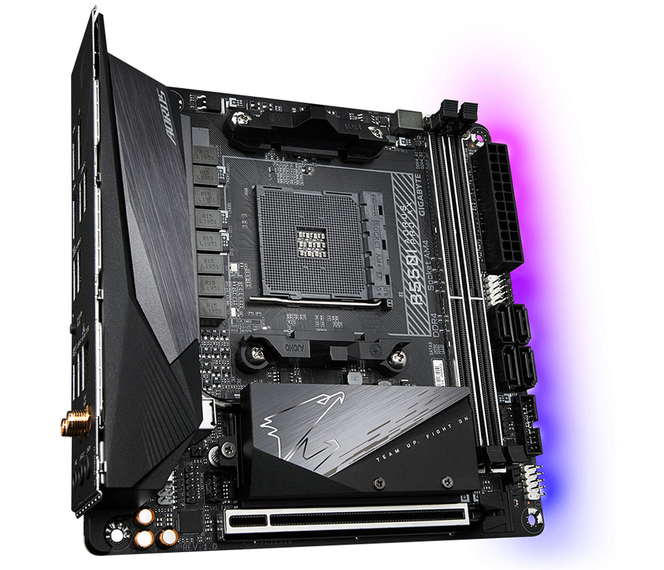 Gigabyte B550I AORUS Pro AX          (B550,AM4,mITX,DDR4)