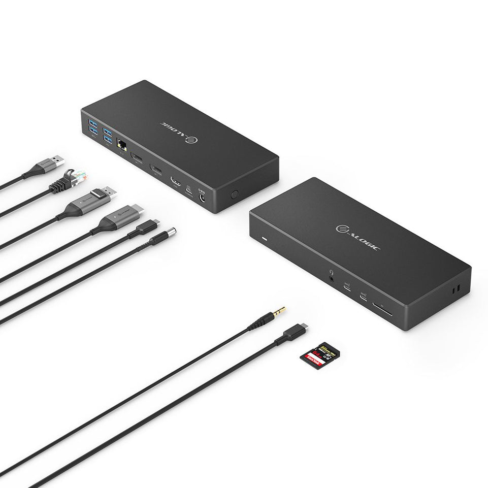 Alogic DockingStation USB-C Dreifachanzeige          schwarz