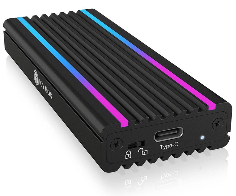 IcyBox  Externes Type-C Gehдuse fьr M.2 NVMe SSD extern retail