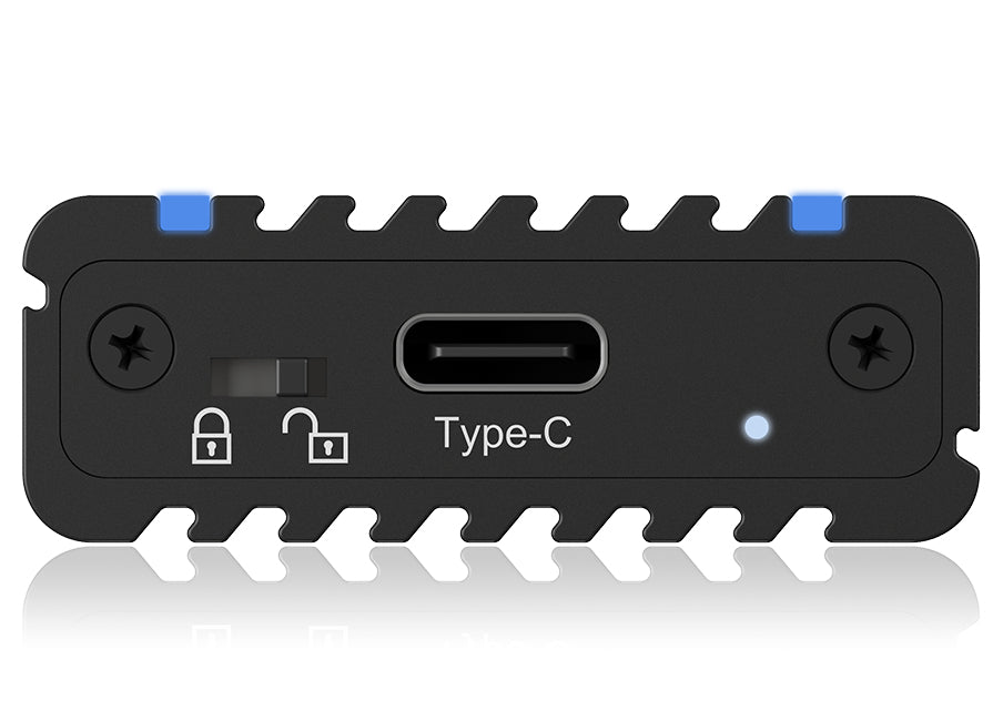 IcyBox  Externes Type-C Gehдuse fьr M.2 NVMe SSD extern retail