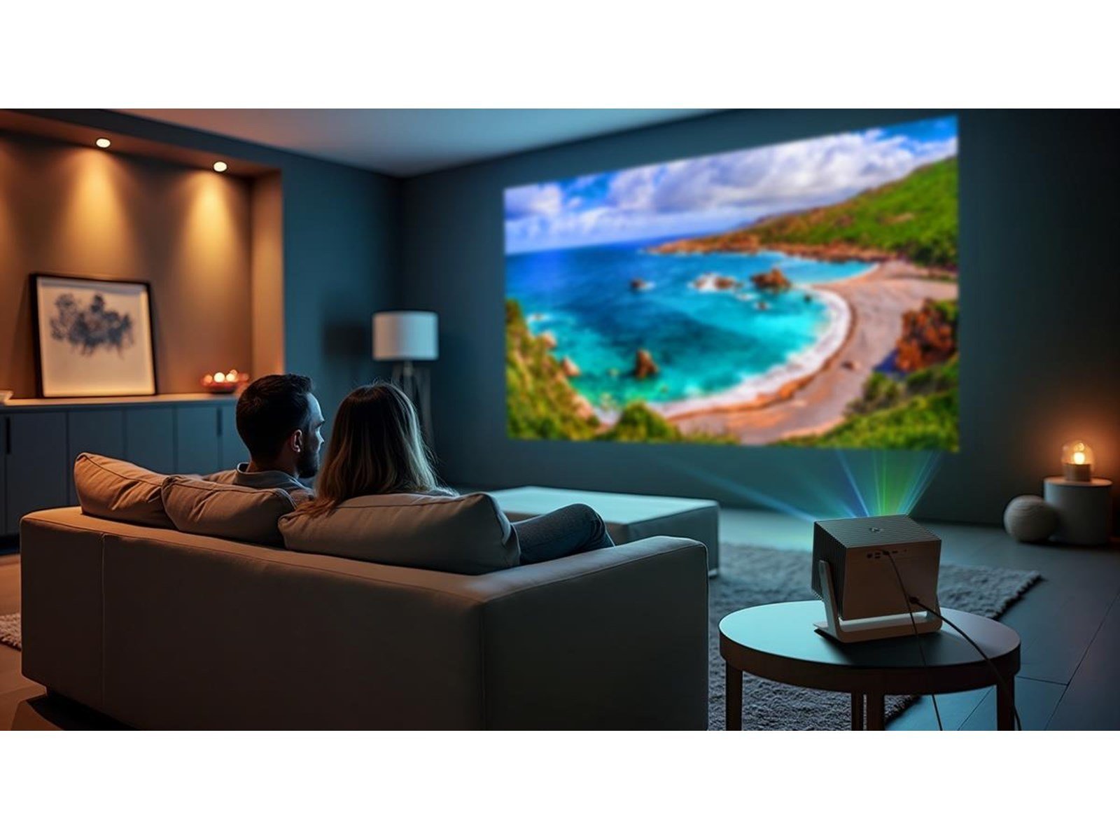 BladeCine Projektoren Cube 600 White - 600 ANSI lumens