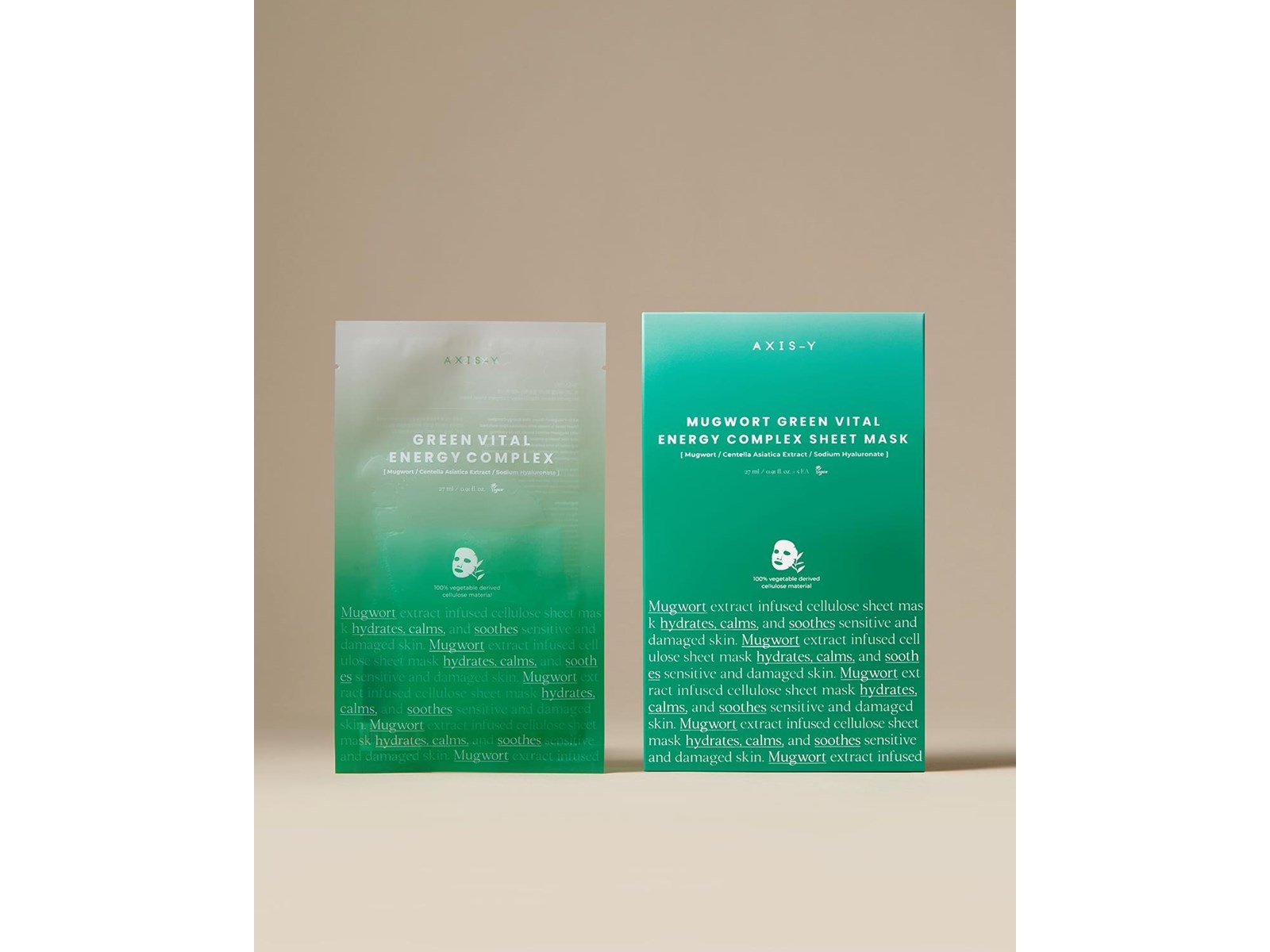 AXIS-Y Green Vital Energy Complex Mask 1 pcs