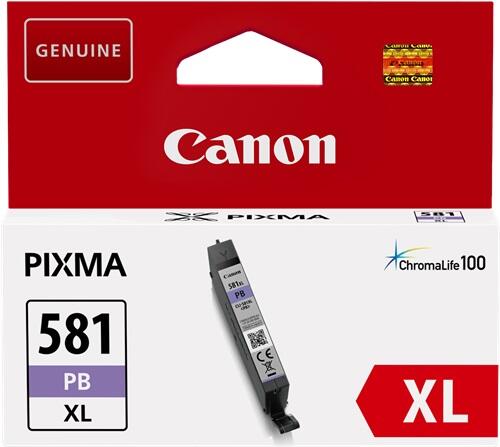 Canon Original CLI-581XL PB Druckerpatrone - fotoblau (8028430)
