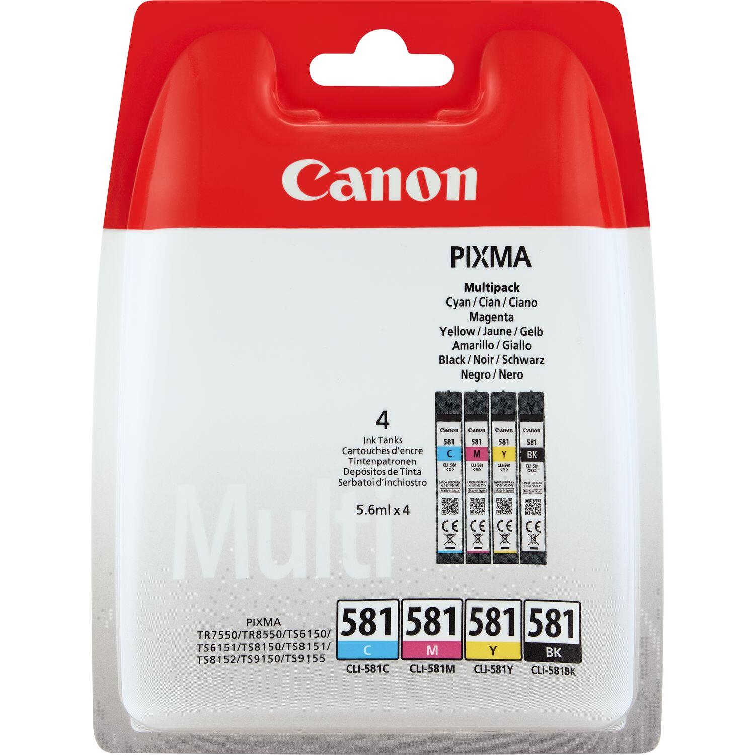 Canon Original CLI-581 Druckerpatronen - 4er Multipack