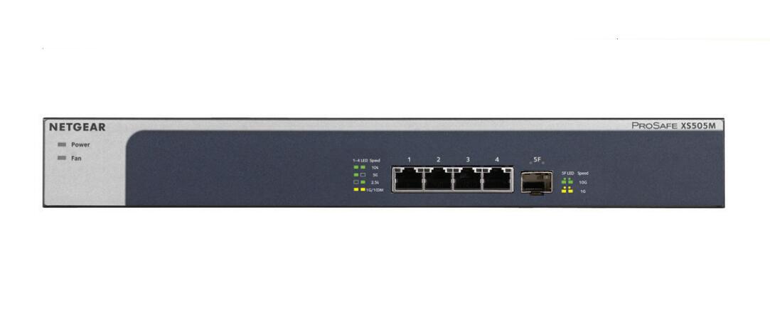 Netgear XS505M 5-Port 10-Gigabit Unmanaged Switch mit 1 SFP+ Port