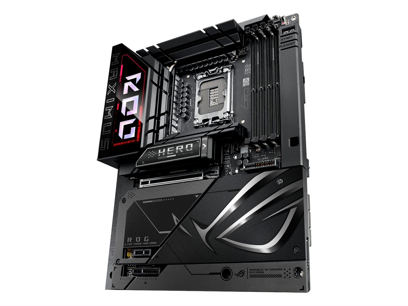 ASUS ROG MAXIMUS Z890 HERO BTF Mainboard - Intel Z890 - Intel LGA1851 socket - DDR5 RAM - ATX