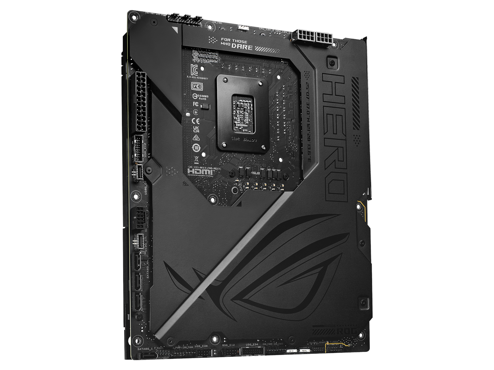 ASUS ROG MAXIMUS Z890 HERO BTF Mainboard - Intel Z890 - Intel LGA1851 socket - DDR5 RAM - ATX