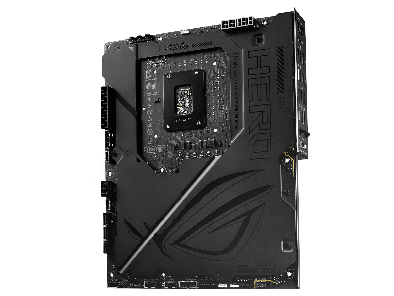 ASUS ROG MAXIMUS Z890 HERO BTF Mainboard - Intel Z890 - Intel LGA1851 socket - DDR5 RAM - ATX