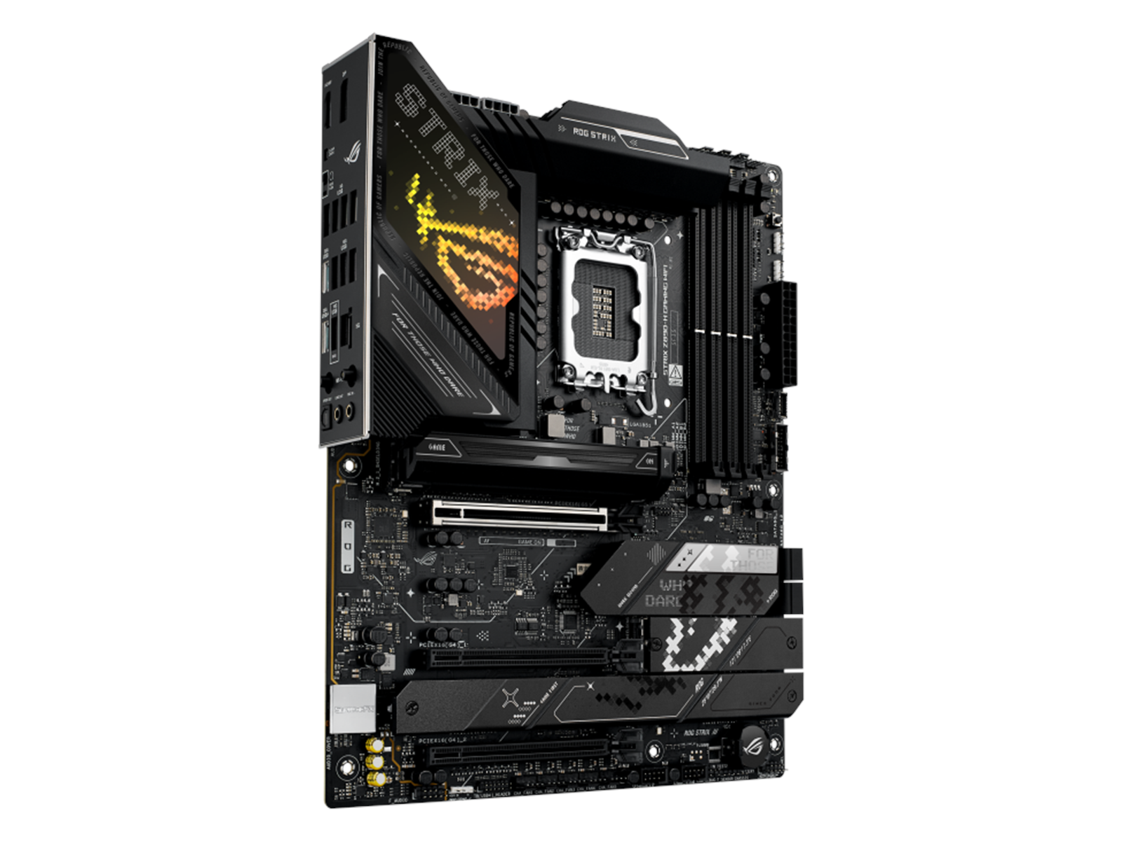 ASUS ROG STRIX Z890-H GAMING WIFI Mainboard - Intel Z890 - Intel LGA1851 socket - DDR5 RAM - ATX