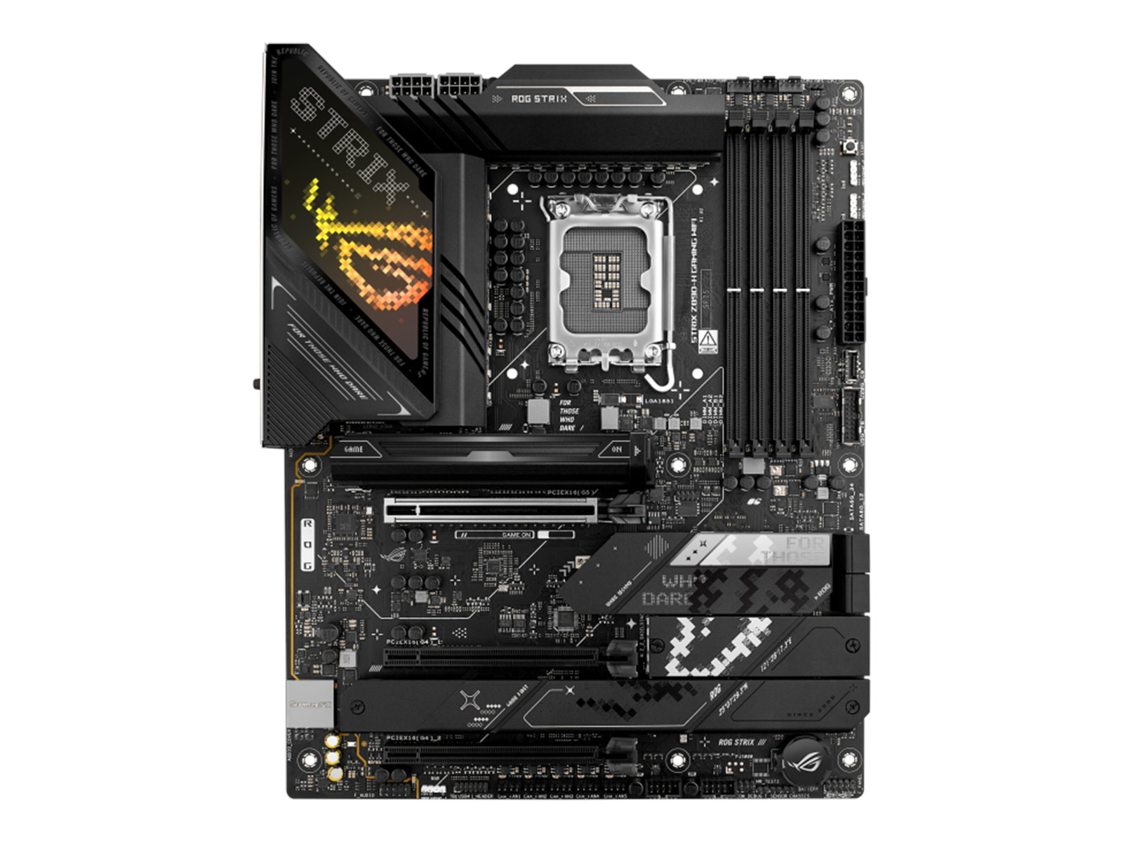 ASUS ROG STRIX Z890-H GAMING WIFI Mainboard - Intel Z890 - Intel LGA1851 socket - DDR5 RAM - ATX