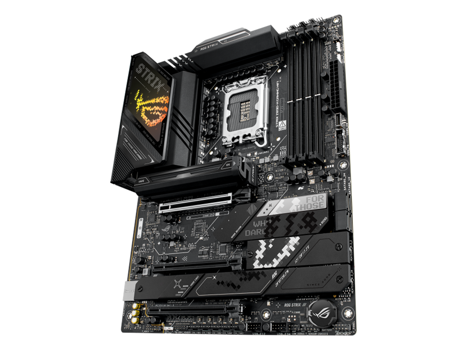 ASUS ROG STRIX Z890-H GAMING WIFI Mainboard - Intel Z890 - Intel LGA1851 socket - DDR5 RAM - ATX
