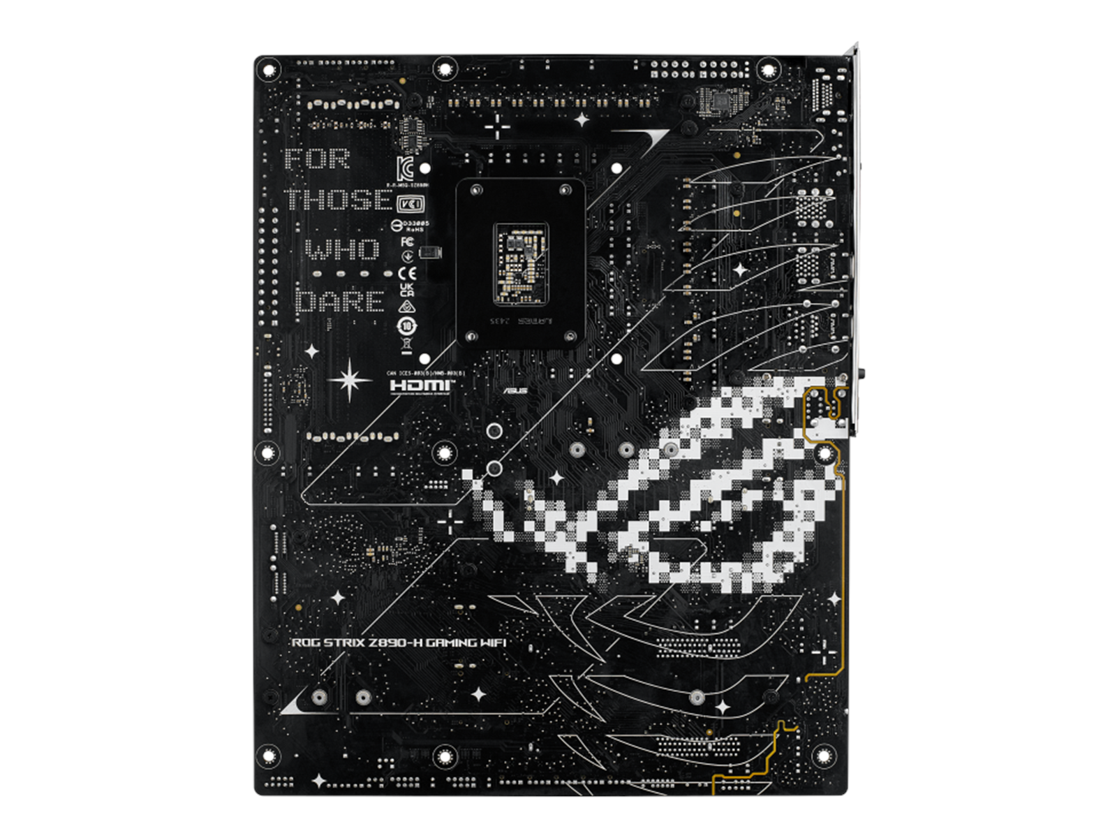 ASUS ROG STRIX Z890-H GAMING WIFI Mainboard - Intel Z890 - Intel LGA1851 socket - DDR5 RAM - ATX