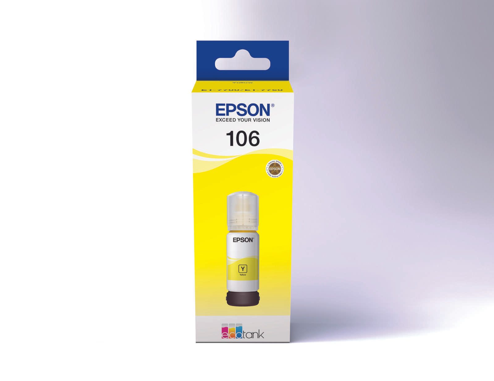 Epson Original EcoTank 106 Nachfülltinte - gelb (C13T00R440)
