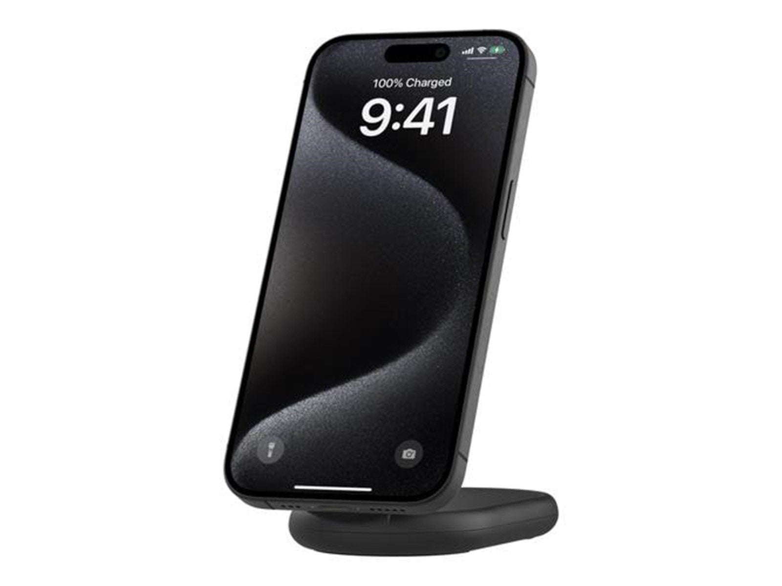 Belkin BoostCharge wireless charging stand - magnetic foldable with Qi2 - + AC power adapter - 15 Watt