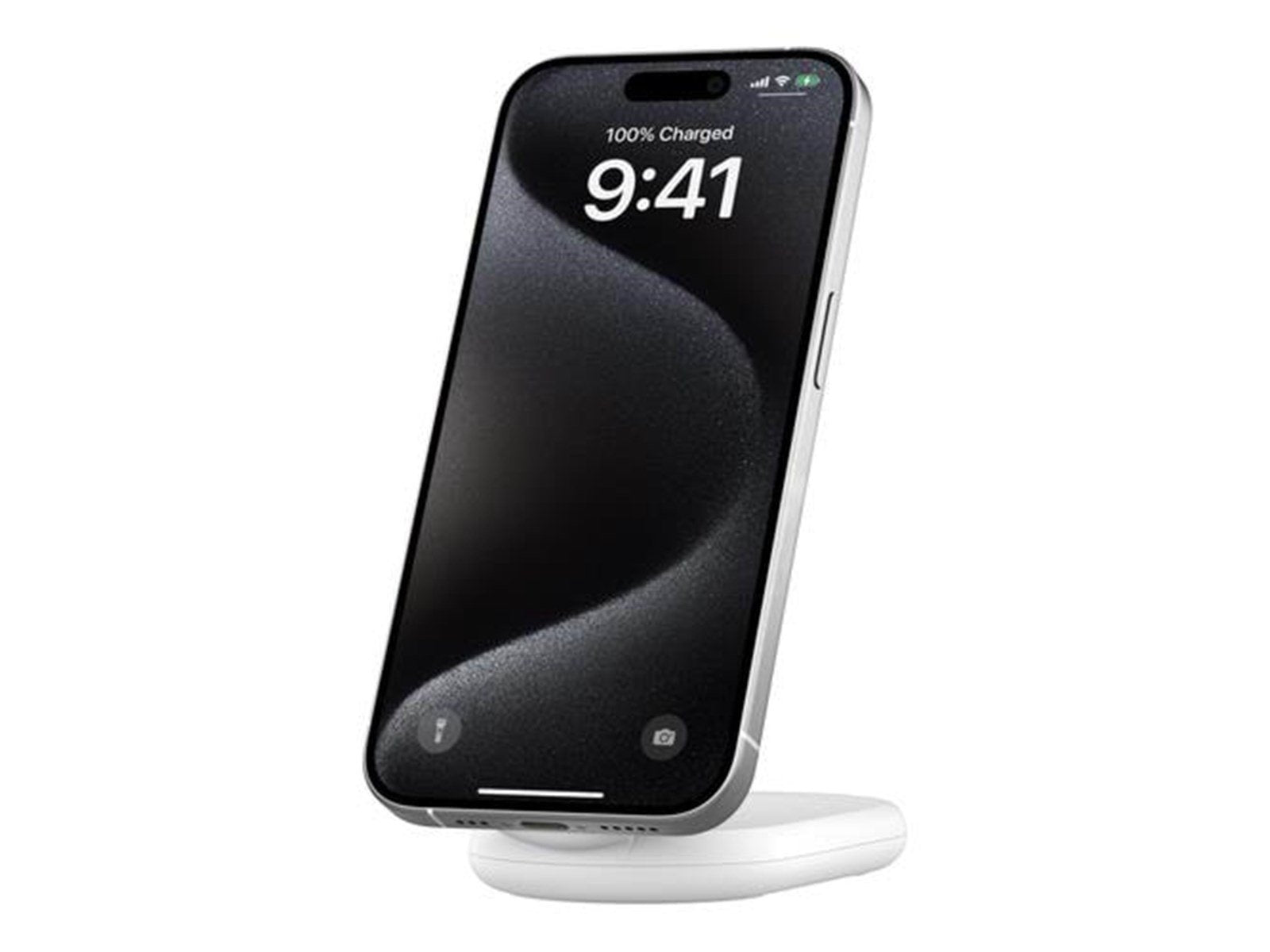 Belkin BoostCharge wireless charging stand - magnetic foldable with Qi2 - + AC power adapter - 15 Watt