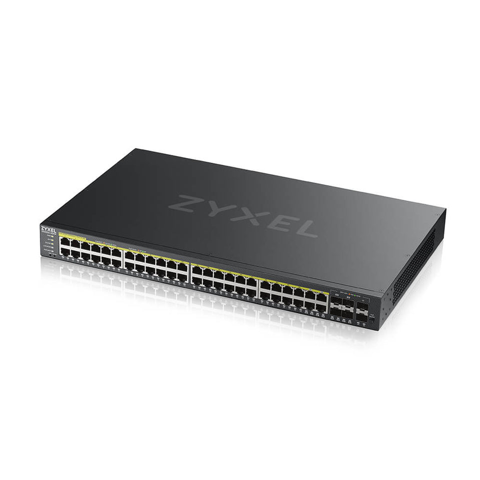 Zyxel Switch 50x GE GS2220-50HP 44Port+ 4xSFP/Rj45+