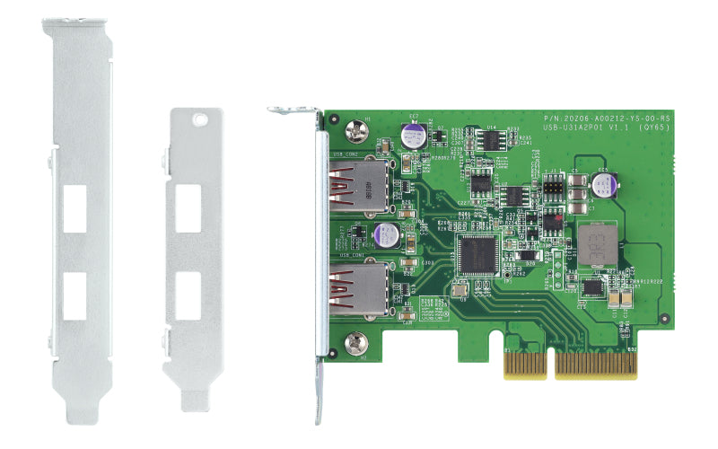 QNAP QXG-10G2U3A USB3.2 Gen2 Dualport PCIe expansion card