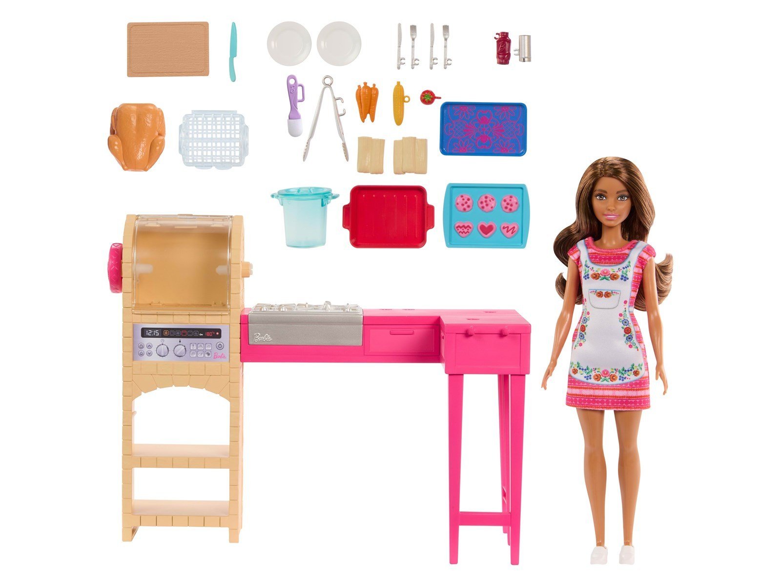 Barbie And Teresa Recipe For Friendship Teresa Doll & Kitchen Playset