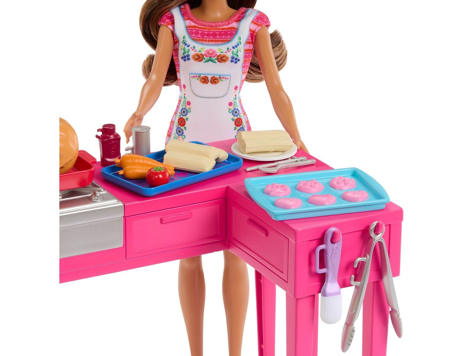 Barbie And Teresa Recipe For Friendship Teresa Doll & Kitchen Playset
