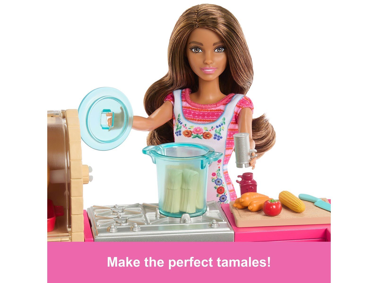 Barbie And Teresa Recipe For Friendship Teresa Doll & Kitchen Playset