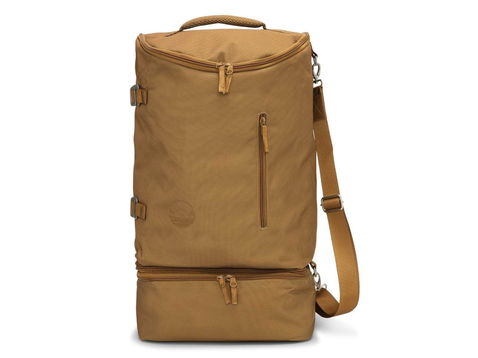 Baby Dreamer Diaper bag recycled polyester with cooler bag - golden caramel