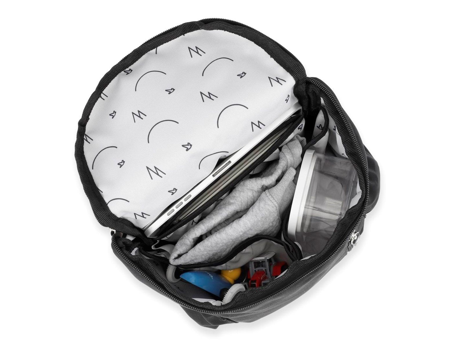 Baby Dreamer Junior bag recycled polyester -  Black