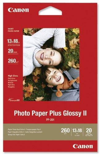 Canon PP-201 Glossy II Fotopapier Plus glänzend A3+ 329x423mm 260 g/m² - 20 Blatt