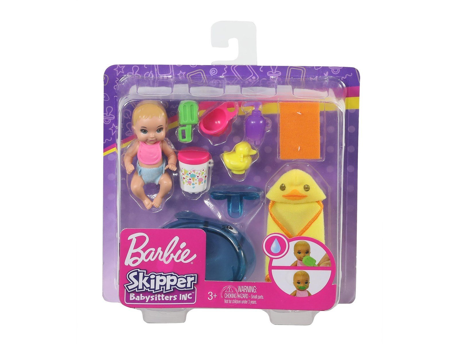 Barbie Skipper Babysitters Inc. Bath Time Playset