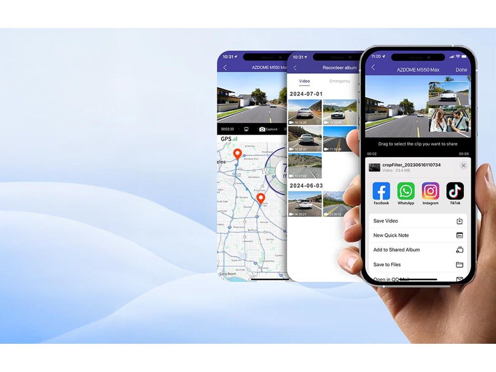 Azdome M550 Max 4K Car Camera