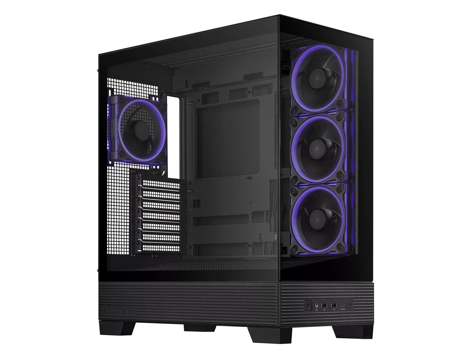 ASUS A31 PLUS TG ARGB BLACK - Gehäuse - Miditower - Schwarz