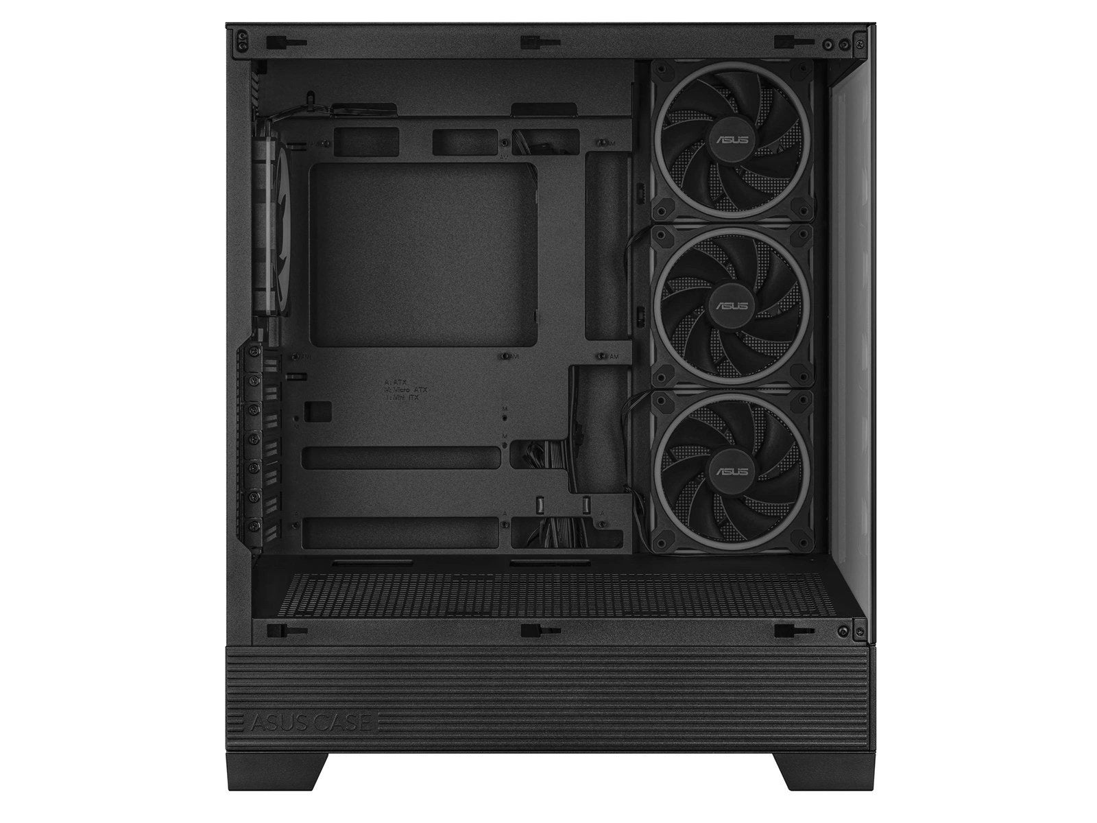 ASUS A31 PLUS TG ARGB BLACK - Gehäuse - Miditower - Schwarz